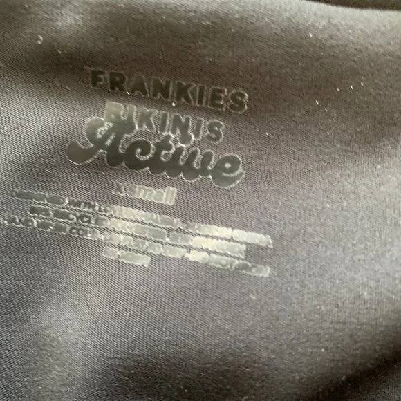 ***RELISTED**BNWT FRANKIES BIKINI WINDY TENNIS MINI SKIRT BLACK SZ XS - Picture 10 of 14